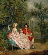 Thomas Gainsborough Lady and Gentleman in a Landscape (mk08) Spain oil painting artist